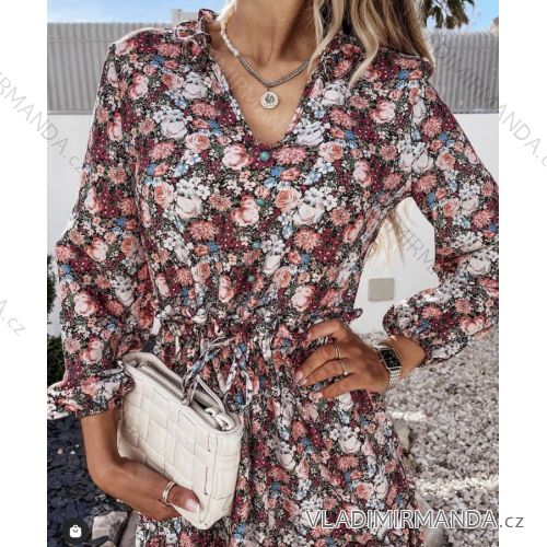 Mit Kapuze langärmliges mit Kapuze Kleid (uni s / m) IM2191956