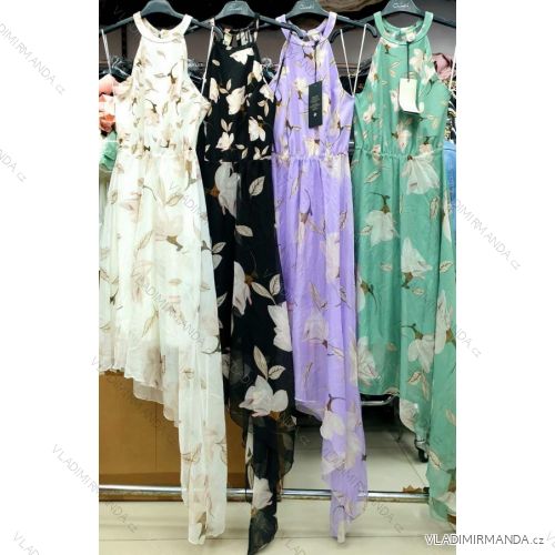 Kleid mit 3/4 Ärmeltasche für Damen (uni sl) ITALIAN Fashion IMWD20527