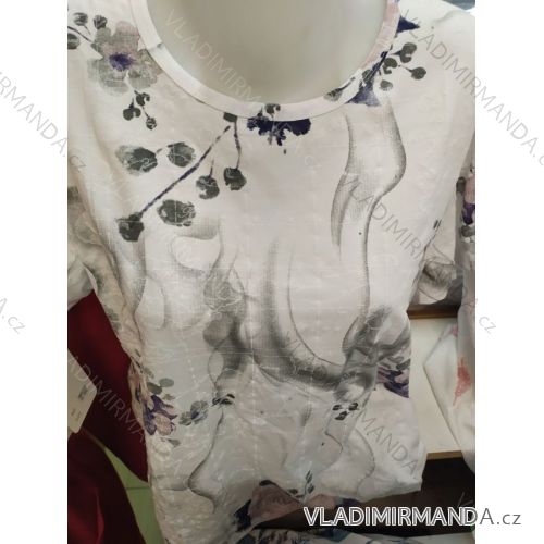 Tunika 3/4 Langarmhemd Damen übergroß (M-3XL) POLISH FASHION PME20019
