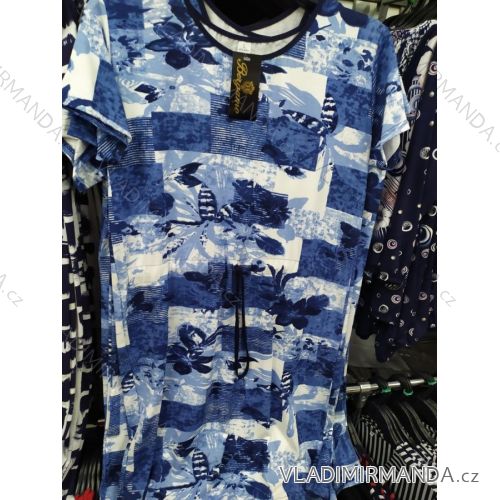 Tunika 3/4 Langarmhemd Damen übergroß (M-3XL) POLISH FASHION PME20019