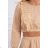Beige Boho Kleid