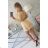 Beige Boho Kleid