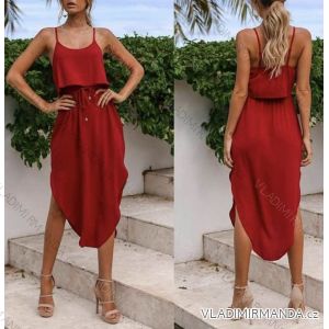 Kleid mit 3/4 Ärmeltasche für Damen (uni sl) ITALIAN Fashion IMWD20527