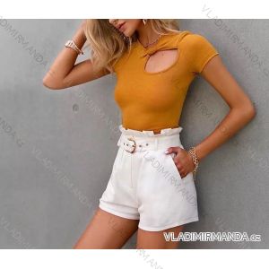 Kleid mit 3/4 Ärmeltasche für Damen (uni sl) ITALIAN Fashion IM3181746