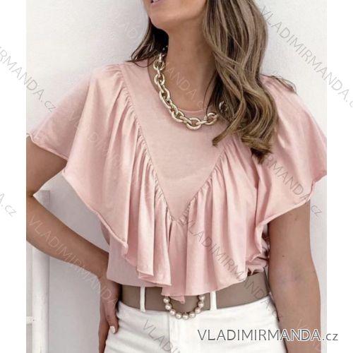 Kleid mit 3/4 Ärmeltasche für Damen (uni sl) ITALIAN Fashion IM3181746