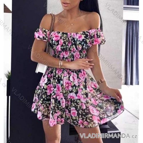 Kleid mit 3/4 Ärmeltasche für Damen (uni sl) ITALIAN Fashion IMWD20527