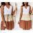 Kleid mit 3/4 Ärmeltasche für Damen (uni sl) ITALIAN Fashion IMWD20527