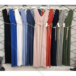 Kleid mit 3/4 Ärmeltasche für Damen (uni sl) ITALIAN Fashion IMWD20527