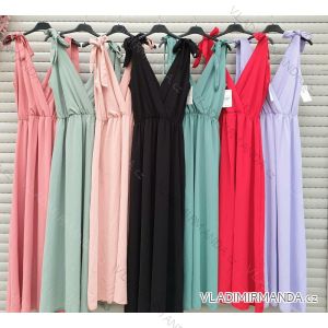 Kleid mit 3/4 Ärmeltasche für Damen (uni sl) ITALIAN Fashion IMWD20527