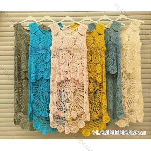 Kleid mit 3/4 Ärmeltasche für Damen (uni sl) ITALIAN Fashion IMWD20527