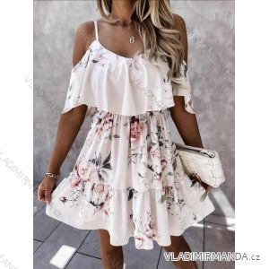Kleid mit 3/4 Ärmeltasche für Damen (uni sl) ITALIAN Fashion IMWD20527