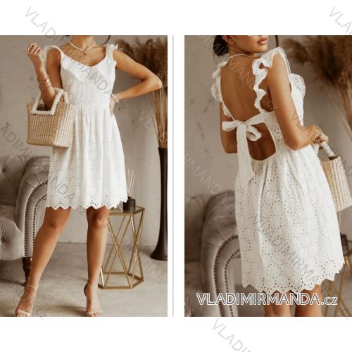 Kleid mit 3/4 Ärmeltasche für Damen (uni sl) ITALIAN Fashion IMWD20527