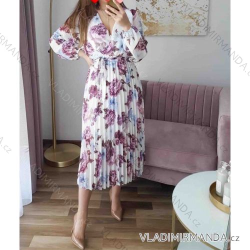Mit Kapuze langärmliges mit Kapuze Kleid (uni s / m) IM2191956