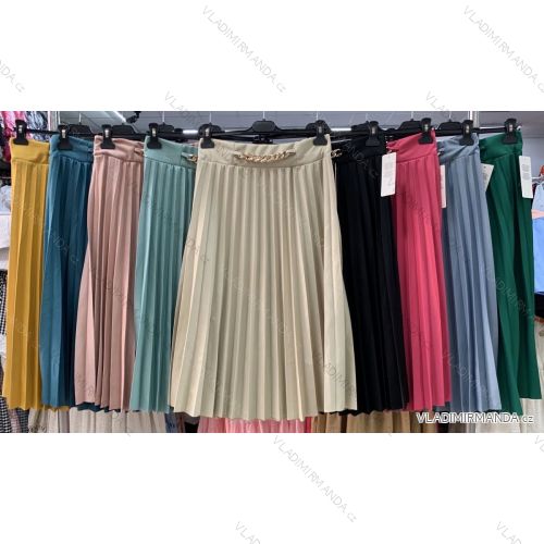 Kleid mit 3/4 Ärmeltasche für Damen (uni sl) ITALIAN Fashion IM3181746