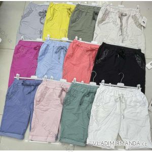 Shorts Shorts Kunstleder Frauen (uni s-l) ITALIAN FASHION IM920107