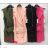 Kleid mit 3/4 Ärmeltasche für Damen (uni sl) ITALIAN Fashion IMWD20527