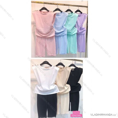 Kleid mit 3/4 Ärmeltasche für Damen (uni sl) ITALIAN Fashion IM3181746