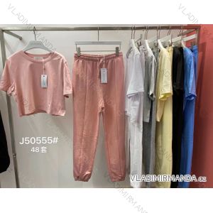 Kleid mit 3/4 Ärmeltasche für Damen (uni sl) ITALIAN Fashion IM3181746