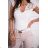 Kleid mit 3/4 Ärmeltasche für Damen (uni sl) ITALIAN Fashion IM3181746