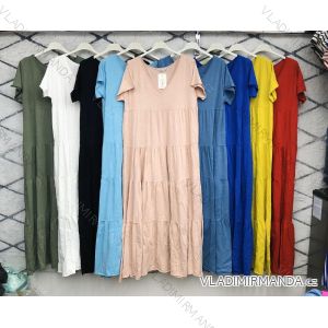 Mit Kapuze langärmliges mit Kapuze Kleid (uni s / m) IM2191956