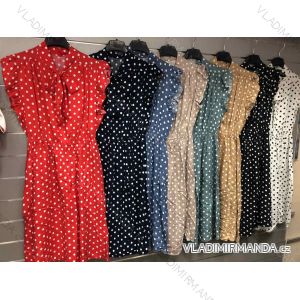 Kleid mit 3/4 Ärmeltasche für Damen (uni sl) ITALIAN Fashion IMWD20527