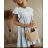 Mit Kapuze langärmliges mit Kapuze Kleid (uni s / m) IM2191956