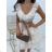 Kleid mit 3/4 Ärmeltasche für Damen (uni sl) ITALIAN Fashion IMWD20527
