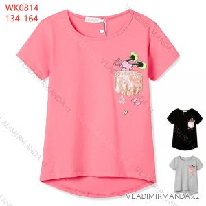 Kurzarm-T-Shirt für Mädchen (134-164) KUGO KT9869