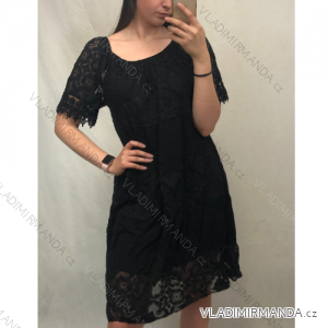 Damen-Kurzarmkleid aus Spitze (UNI S-M) ITALIAN FASHION IMD20028