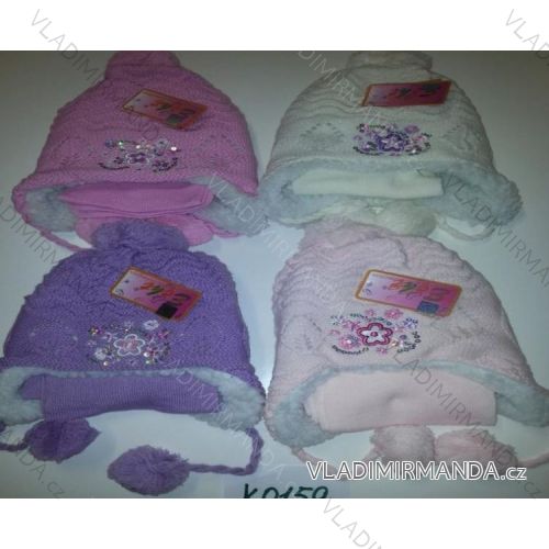 Set aus Schal und Babymützen (3-6 Jahre) ECHT K0159