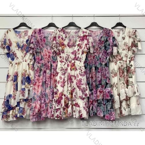 Elegantes Langarmkleid für Damen (S / M ONE SIZE) ITALIENISCHE MODE IMWP21u3727