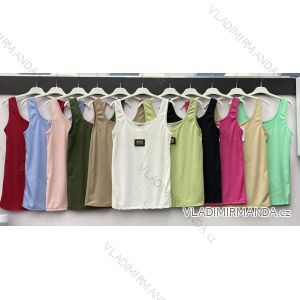 Kleid mit 3/4 Ärmeltasche für Damen (uni sl) ITALIAN Fashion IM3181746