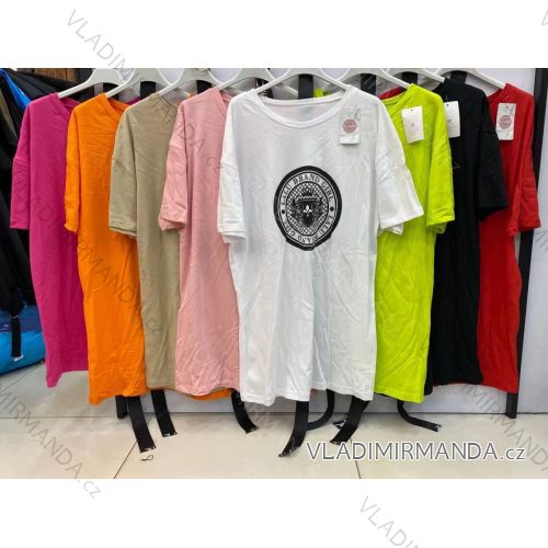 Kleid mit 3/4 Ärmeltasche für Damen (uni sl) ITALIAN Fashion IMWD20527