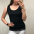 Top Top Damen (uni) ITALIENISCHE Mode IM718041