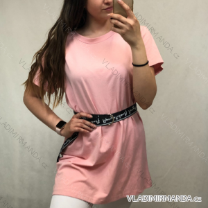 Kleid mit 3/4 Ärmeltasche für Damen (uni sl) ITALIAN Fashion IMWD20527