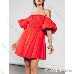Carmen Sommer Sommer Schulterkleid (UNI S / M) ITALIENISCHE MODE IMM20628