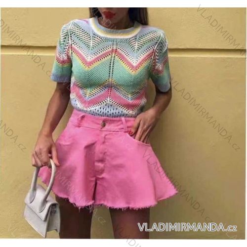 Kleid mit 3/4 Ärmeltasche für Damen (uni sl) ITALIAN Fashion IM3181746