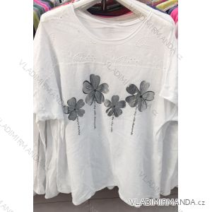 Hemdbluse 3/4 Ärmel (UNI XL-3XL) ITALIENISCHE MODA IM420486