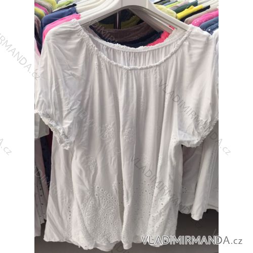 Hemdbluse 3/4 Ärmel (UNI XL-3XL) ITALIENISCHE MODA IM420486