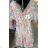 Kurzarm-Sommerkleid für Damen (UNI S-M) ITALIAN FASHION IMM20318