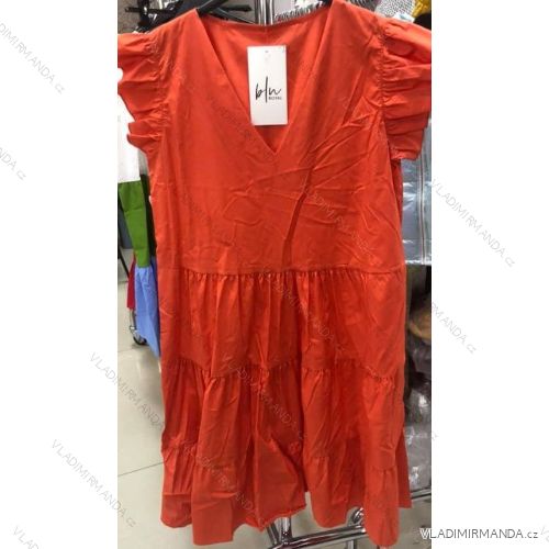 Kleid mit 3/4 Ärmeltasche für Damen (uni sl) ITALIAN Fashion IM3181746