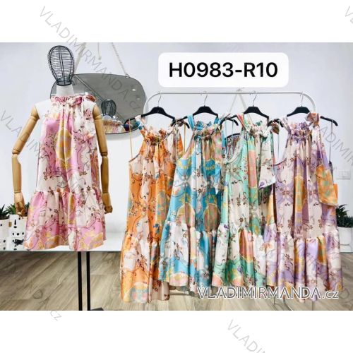 Frauen trägerloses Kleid (uni s / m) ITALIAN FASHION IMM20HF13170