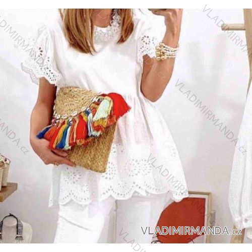 Kleid mit 3/4 Ärmeltasche für Damen (uni sl) ITALIAN Fashion IM3181746