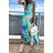 Kleid mit 3/4 Ärmeltasche für Damen (uni sl) ITALIAN Fashion IM3181746
