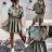 Kleid mit 3/4 Ärmeltasche für Damen (uni sl) ITALIAN Fashion IMWD20527