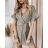 Kleid mit 3/4 Ärmeltasche für Damen (uni sl) ITALIAN Fashion IMWD20527
