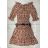 Kleid mit Knöpfen und geknöpften Damen (uni s-m) ITALIAN FASHION IM2203948
