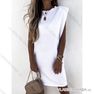 Kleid mit 3/4 Ärmeltasche für Damen (uni sl) ITALIAN Fashion IMWD20527