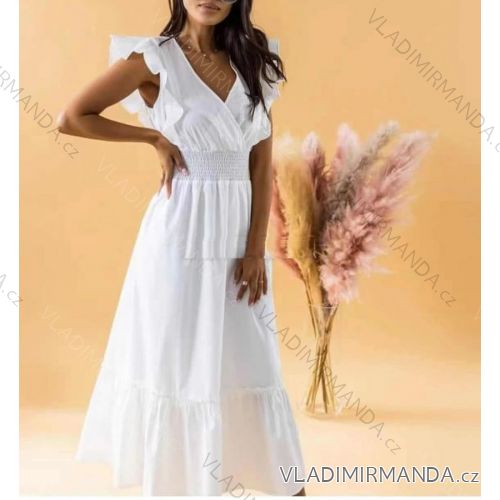 Kleid mit 3/4 Ärmeltasche für Damen (uni sl) ITALIAN Fashion IMWD20527