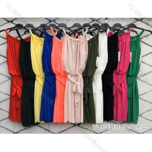 Kleid mit 3/4 Ärmeltasche für Damen (uni sl) ITALIAN Fashion IMWD20527